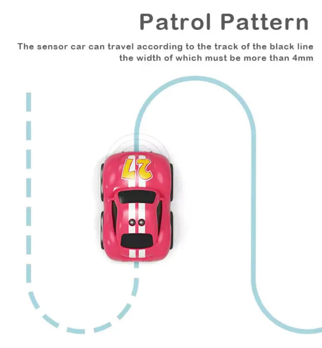 Mini RC car with Magic Intelligence Sensor Follow Me Remote Controlled Car - Image 4