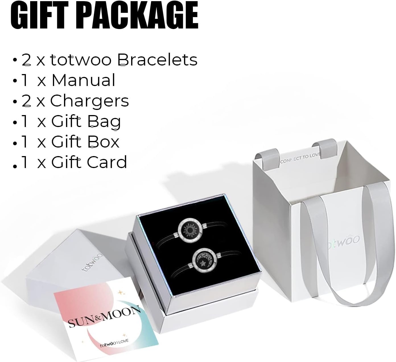 Dacida Long Distance Touch Bracelets for Couples, Vibration & Light up for Love Couples Bracelets | Long Distance Relationship Gifts for Girlfriend Bluetooth Pairing Jewelry - Image 6