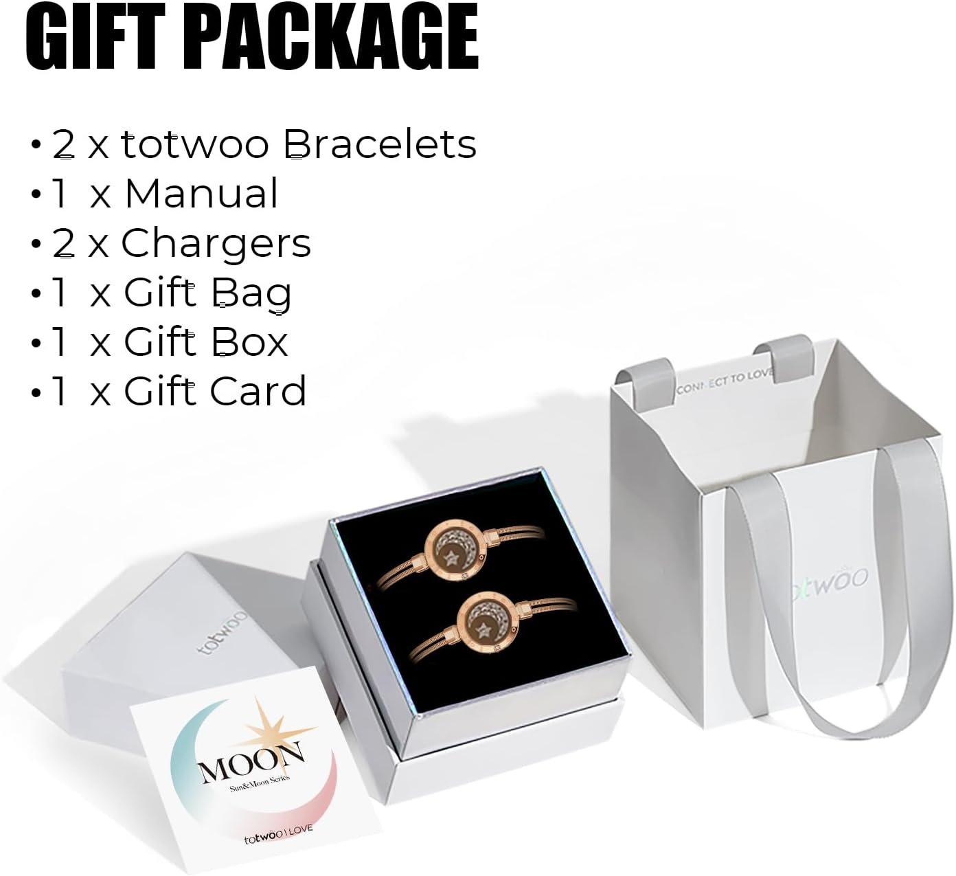 Dacida Long Distance Touch Bracelets for Couples, Vibration & Light up for Love Couples Bracelets | Long Distance Relationship Gifts for Girlfriend Bluetooth Pairing Jewelry - Image 44