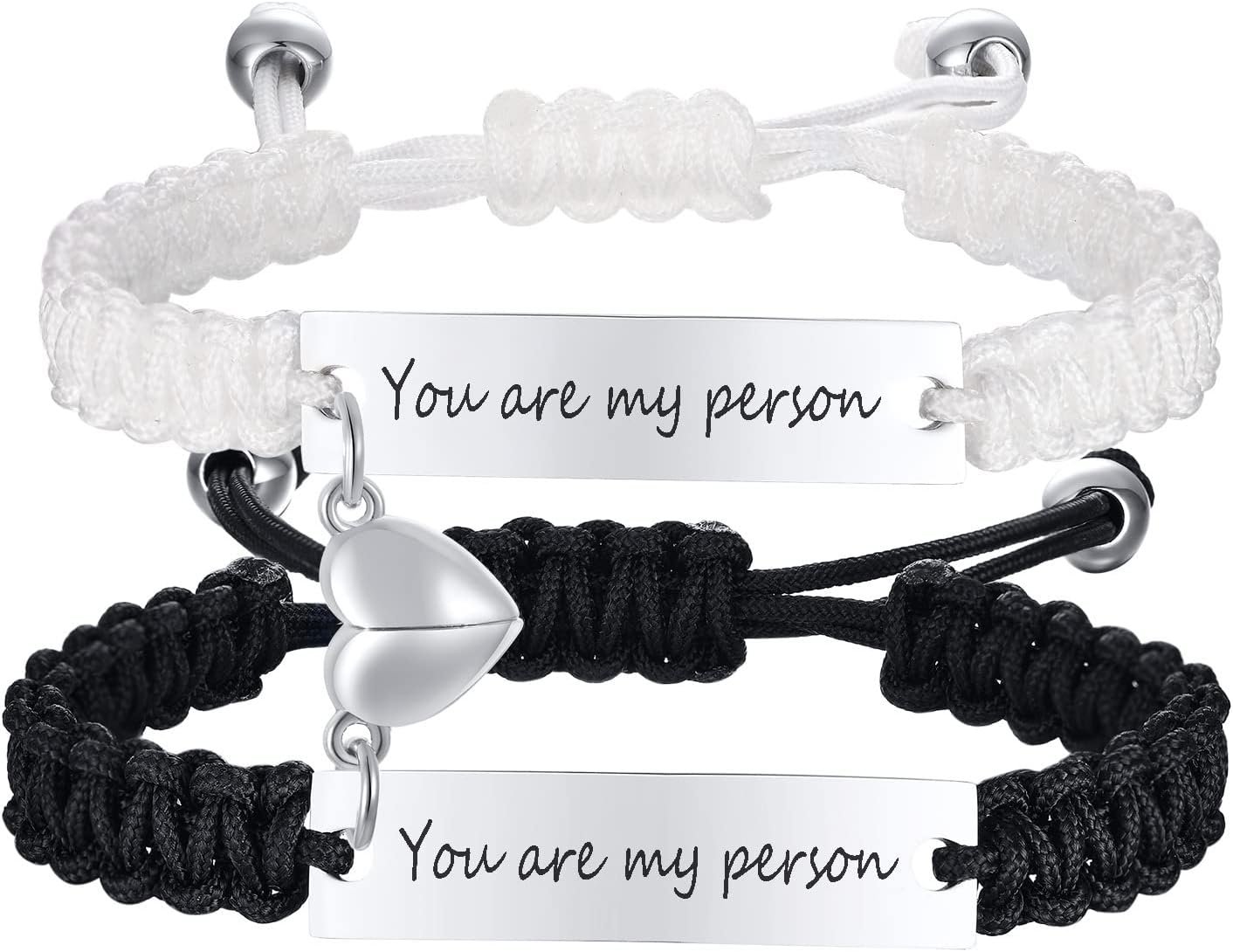 Dacida Matching Couples Bracelets for Women Men Long Distance Bracelets for Couples His Hers Bracelets Relationship Bracelets Anniversary Christmas Birthday Gifts - Image 37