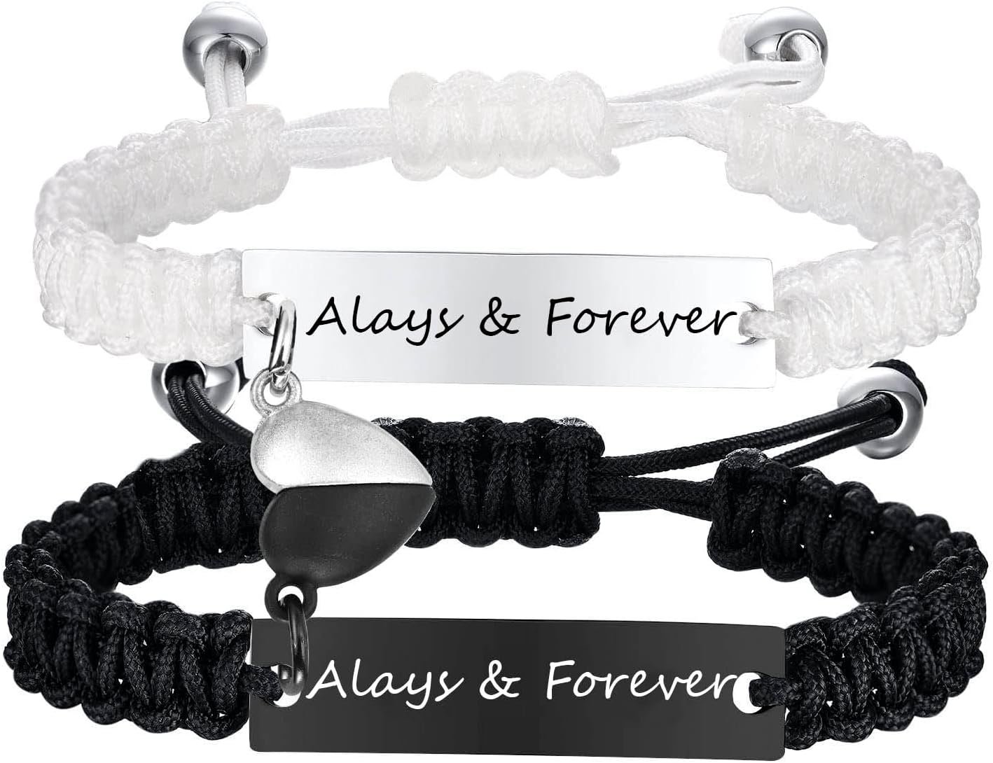 Dacida Matching Couples Bracelets for Women Men Long Distance Bracelets for Couples His Hers Bracelets Relationship Bracelets Anniversary Christmas Birthday Gifts - Image 7