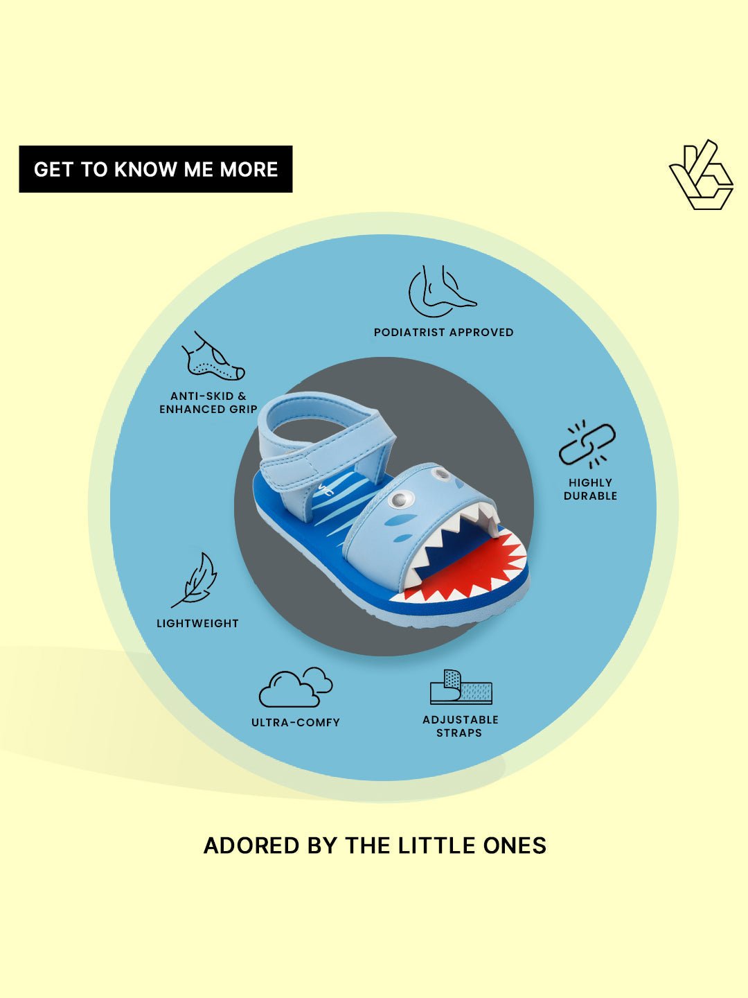 Premium Shark Artistic Sandals - RoyalBlue (Unisex) - Image 7
