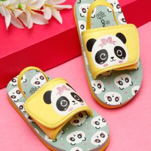 Panda Sliders/Flipflops With Adjustable Strap & Back Support (Girls)