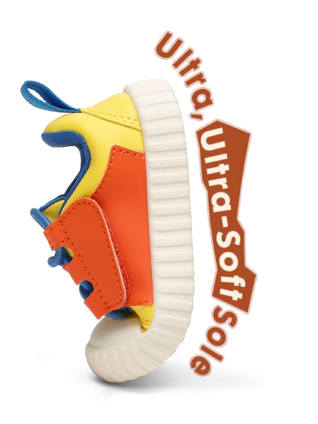 POCO Toddlers' Comfortable & LightWeight Lace-Free Sneakers - Yellow (Boys) - Image 6