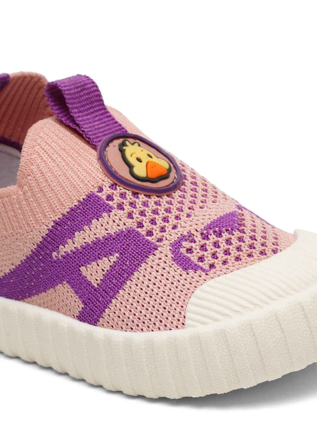 Ducky Toddlers' First Step Shoes - Pink & Purple (Unisex) - Image 2