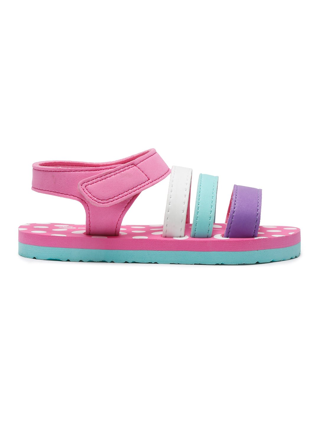 Premium Butterscotch Kids Sandals for Girls (Pink) - Image 3
