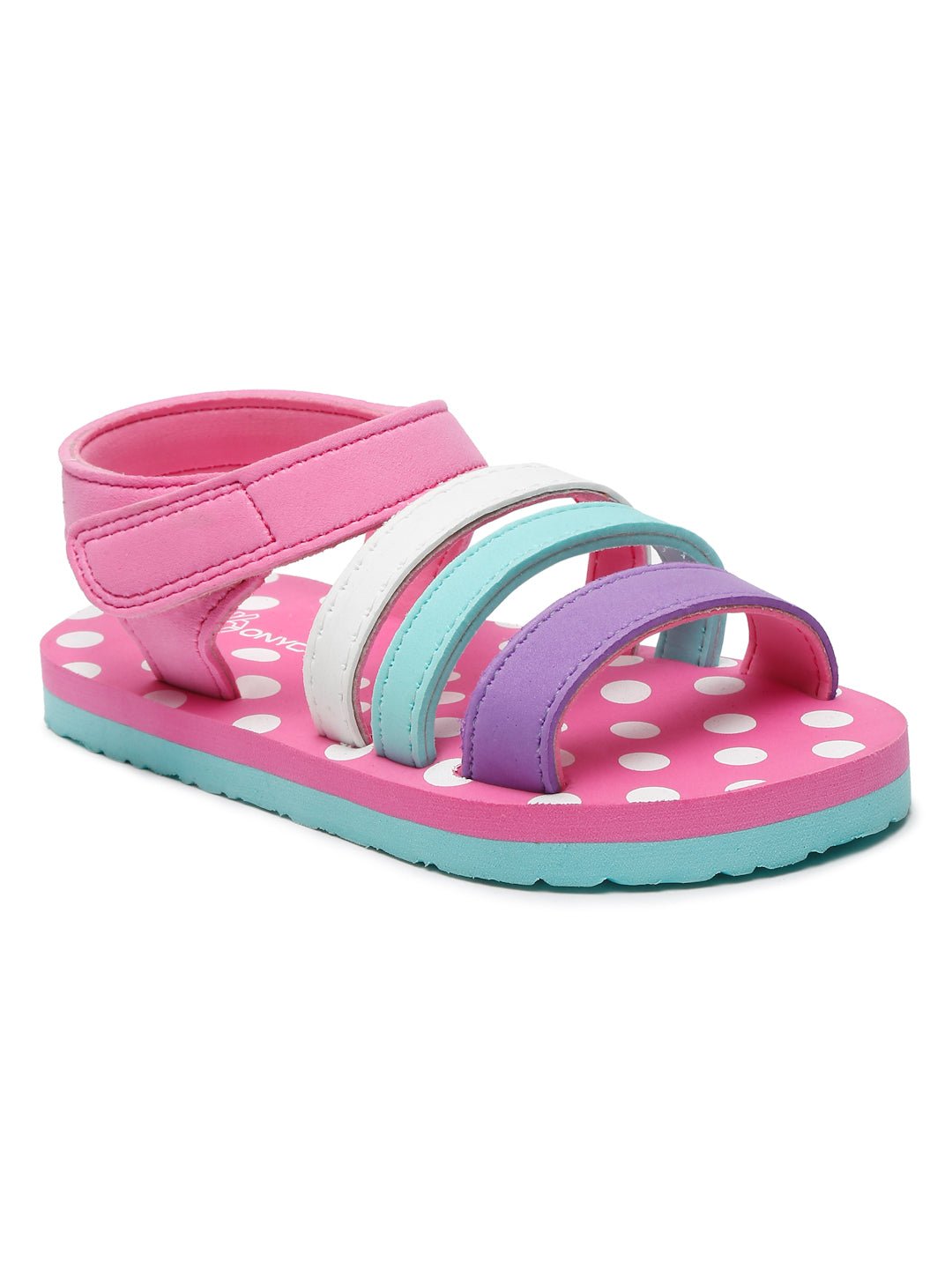 Premium Butterscotch Kids Sandals for Girls (Pink) - Image 2