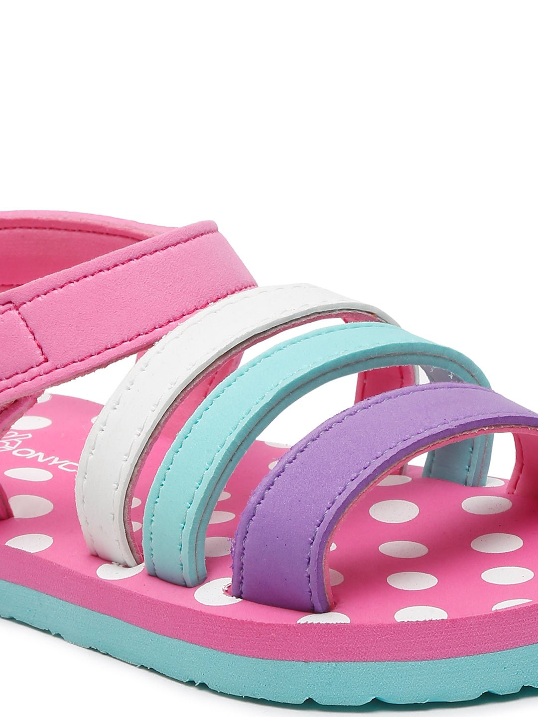Premium Butterscotch Kids Sandals for Girls (Pink) - Image 4