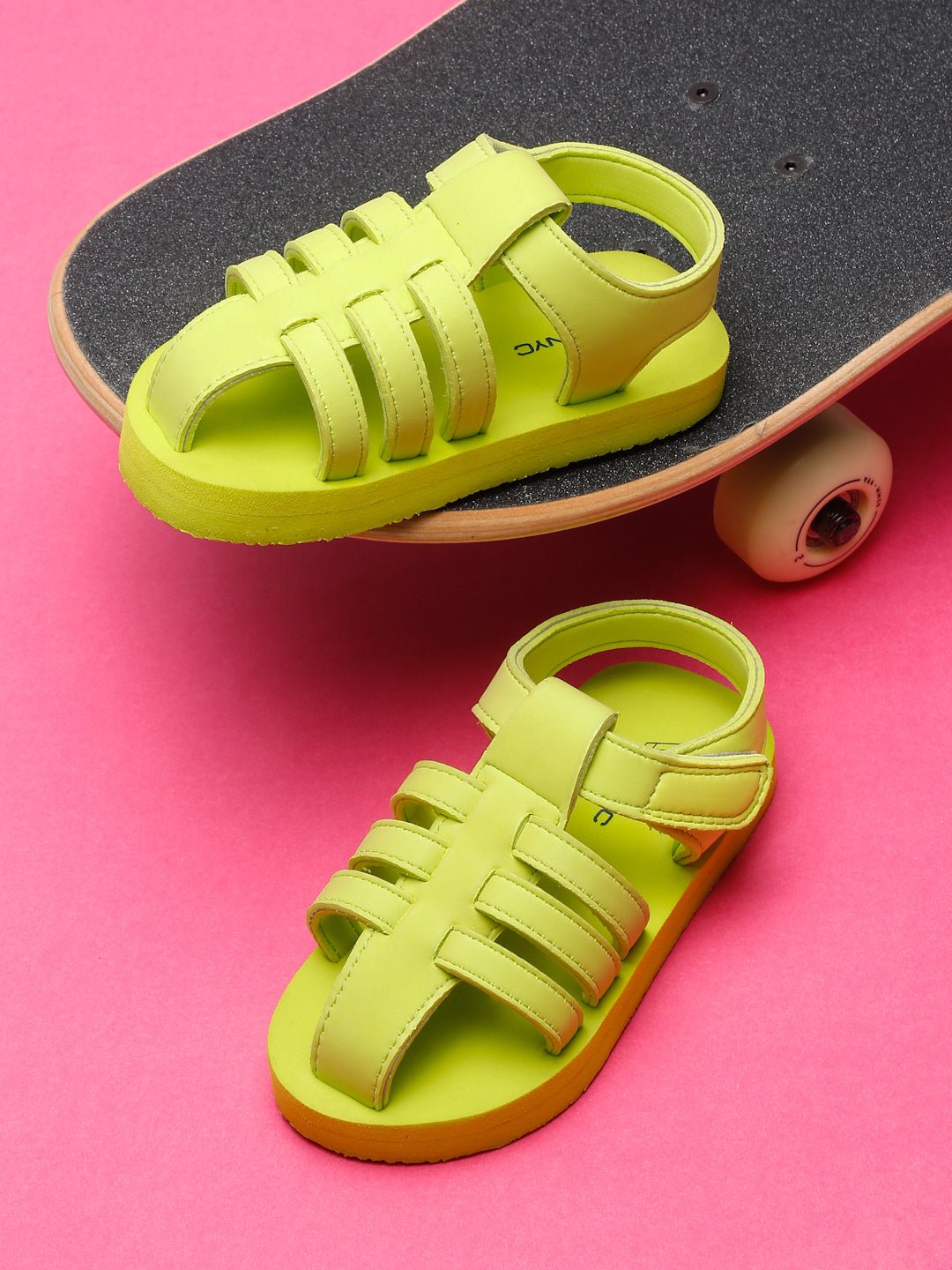 Tooti Frooti Kids Sandals (Lime Green), Unisex