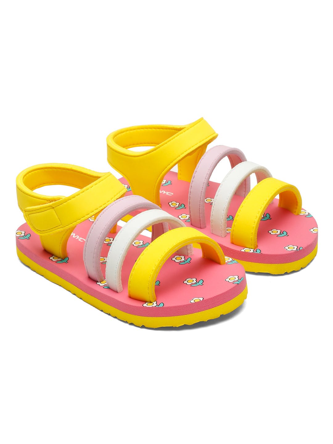 Premium Blossom Flower Sandals - Pink (Girls) - Image 3