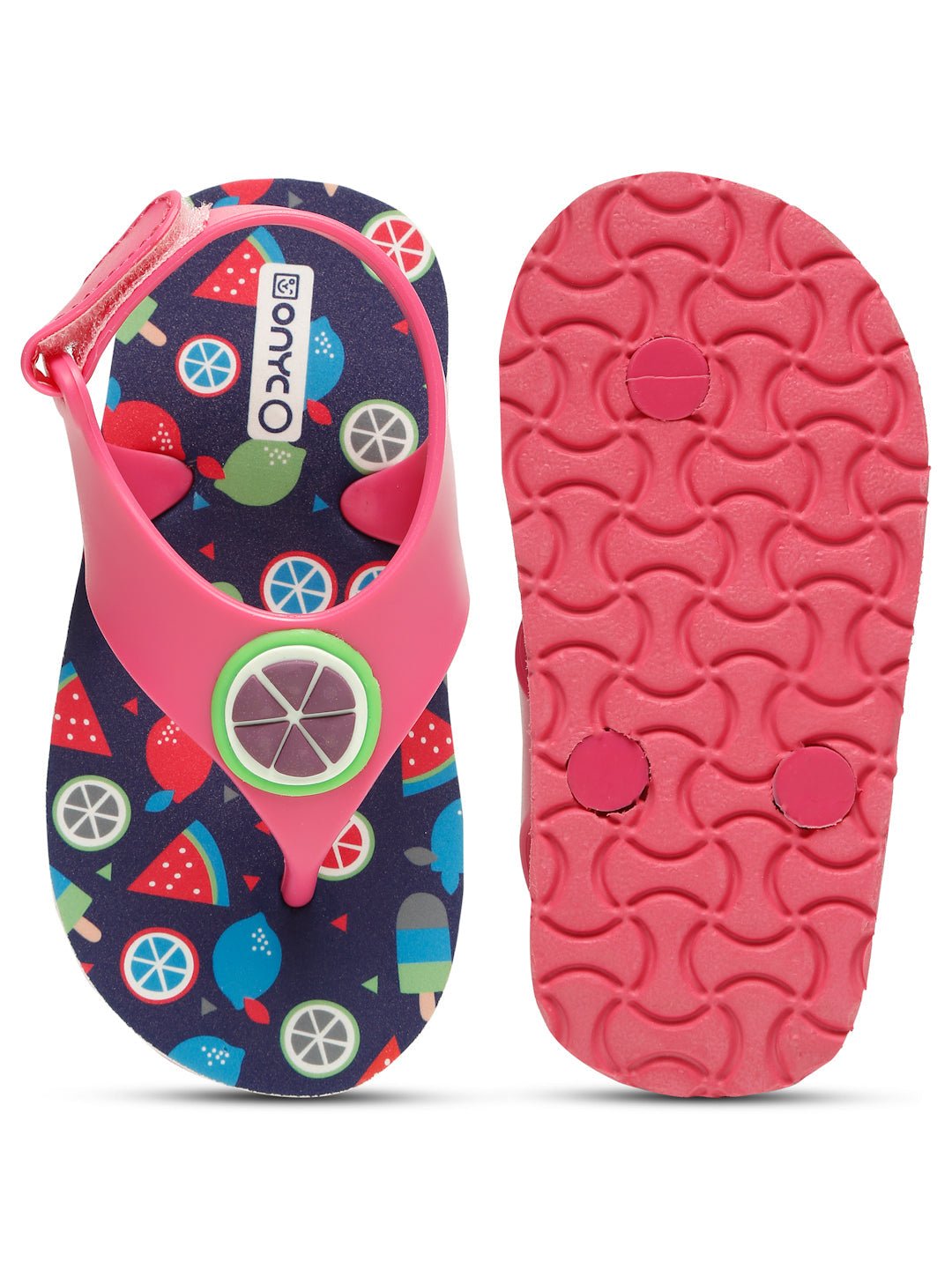 Premium Watermelon Candy Flip-flops - Pink (Girls) - Image 9