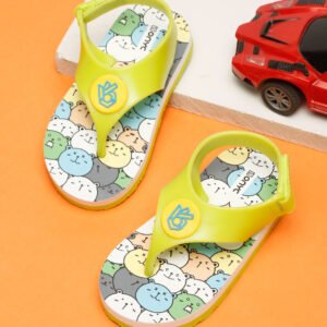 Premium Pumpkin Candy Flip-flops - Lime Green (Boys)