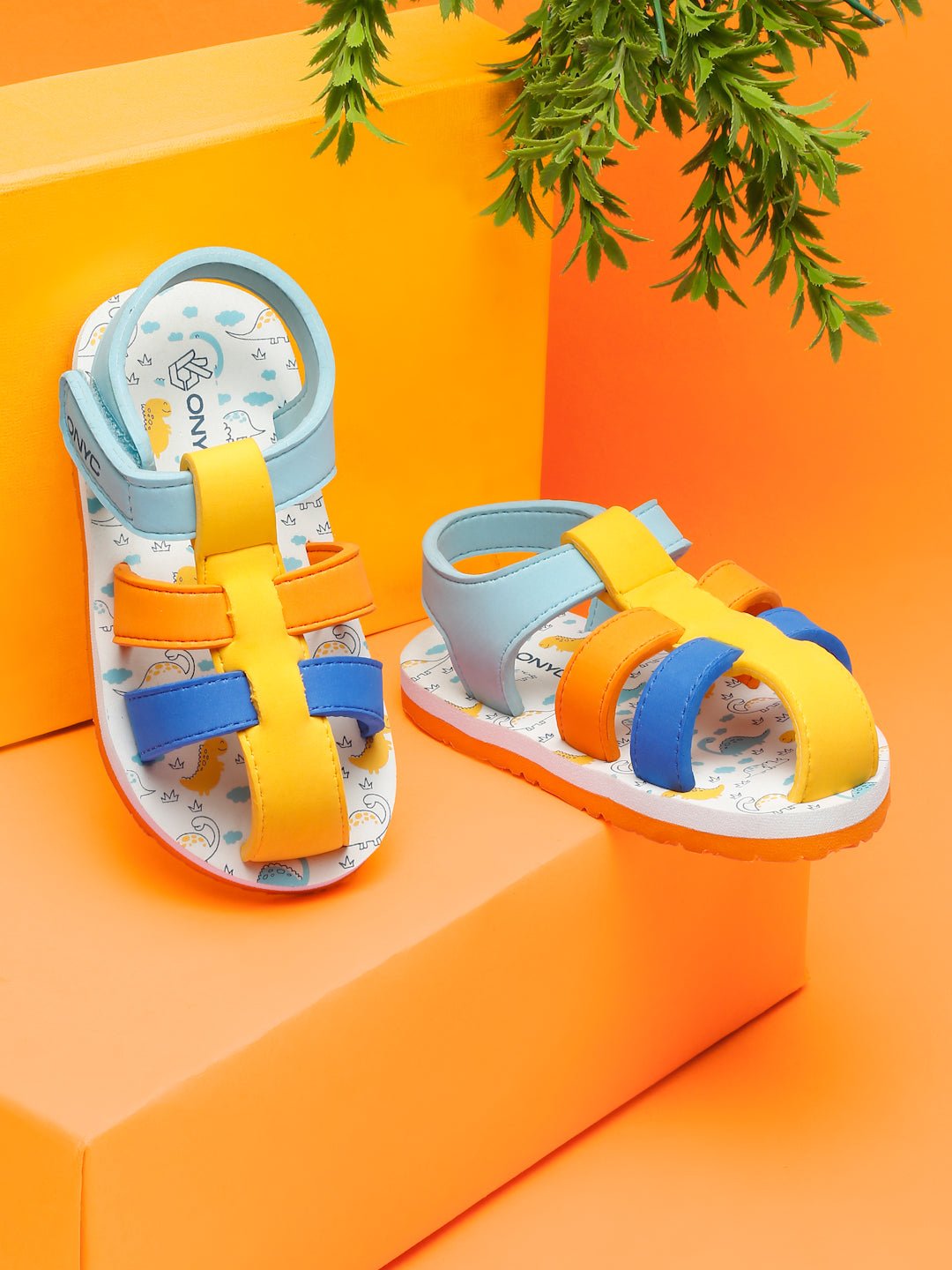 Premium Dino Sandals - Multicolour (Unisex)
