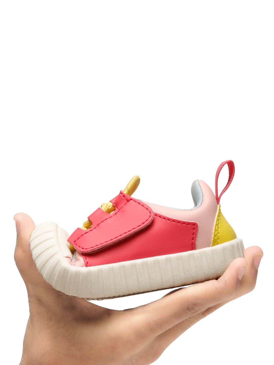 POCO Toddlers' Comfortable & LightWeight Lace-Free Sneakers- Pink (Girls) - Image 8