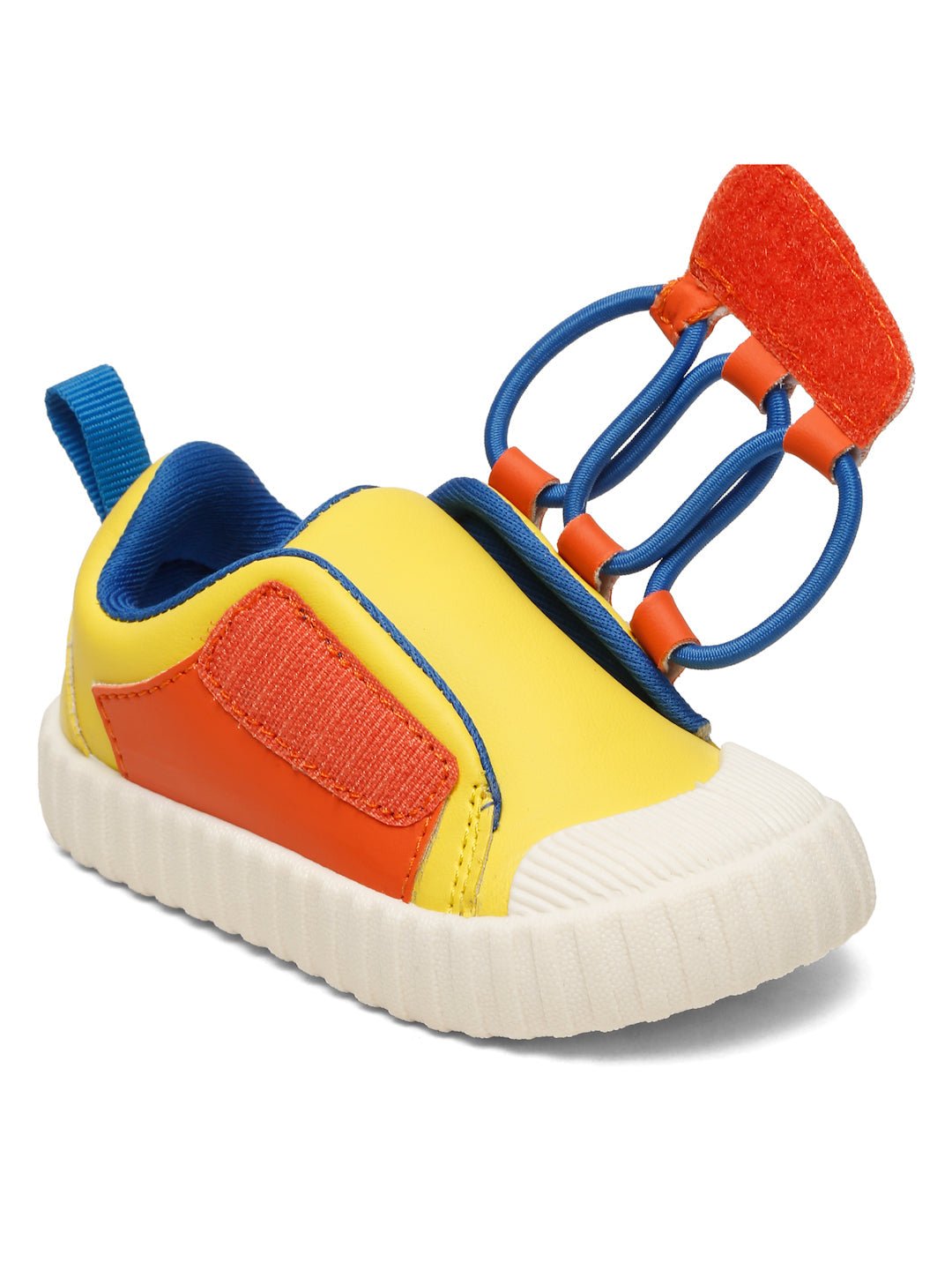 POCO Toddlers' Comfortable & LightWeight Lace-Free Sneakers - Yellow (Boys) - Image 3